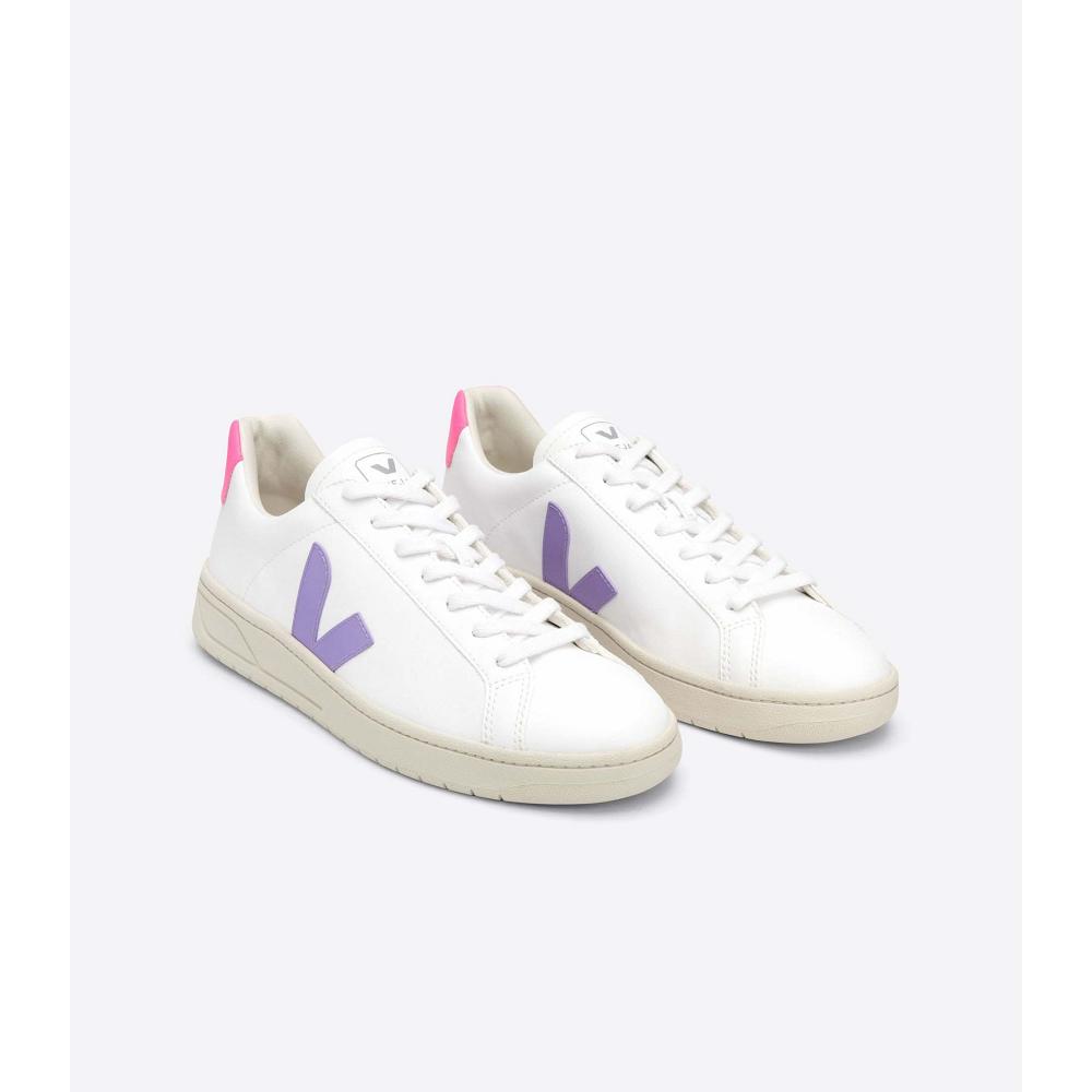 Veja URCA CWL Sko Dame White/Purple/Pink | NO 563CTV